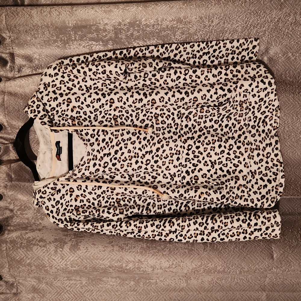 Indigo Poppy leopard sweater